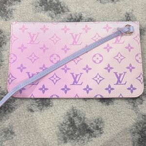 Louis Vuitton Lavender and Pink Monogram Wristlet
